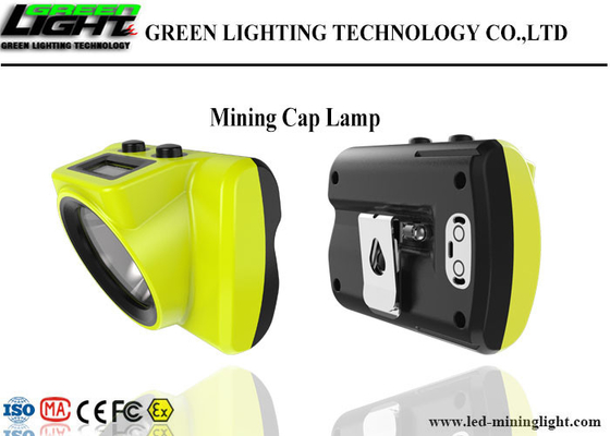 Capacità della batteria della lampada di cappuccio dei minatori dei caschi LED IP68 6.8Ah con lo schermo di OLED