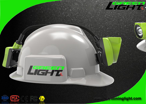 Lo schermo di Oled ha condotto la batteria al litio 6.8Ah 18000lux delle luci del casco di estrazione mineraria del faro