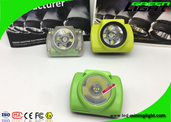 Lo schermo di Oled ha condotto la batteria al litio 6.8Ah 18000lux delle luci del casco di estrazione mineraria del faro
