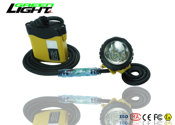 Il faro principale ricaricabile luminoso eccellente, i minatori IP68 ricopre la lampada con la luce del cavo