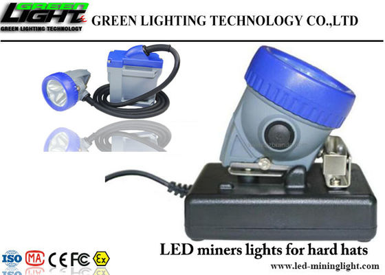 La lente a prova di proiettile ha condotto la lampada di cappuccio dei minatori 6,6 ah Li - Ion Battery 1000lux IP68 impermeabile