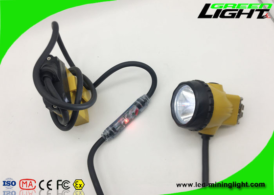 Materiale di alluminio ricaricabile luminoso eccellente senza cordone della tazza della lampada di cappuccio dei minatori di Ip68 LED