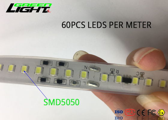 Una bassa tensione di 5050 SMD ha condotto il CA impermeabile IP68 24V-36V della luce di striscia per illuminazione di estrazione mineraria