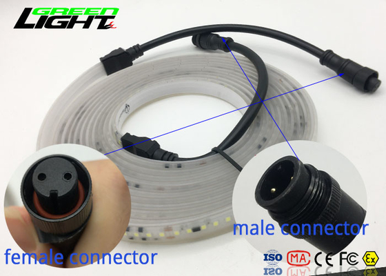 Una bassa tensione di 5050 SMD ha condotto il CA impermeabile IP68 24V-36V della luce di striscia per illuminazione di estrazione mineraria