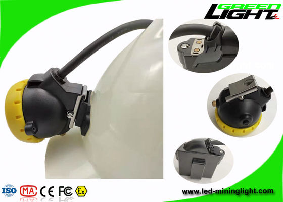Batteria d'accensione industriale della lampada di cappuccio dei minatori del LED 10000lux 7.8Ah con il cappuccio del bottone del silicio