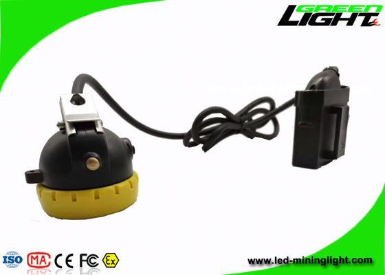 Batteria d'accensione industriale della lampada di cappuccio dei minatori del LED 10000lux 7.8Ah con il cappuccio del bottone del silicio