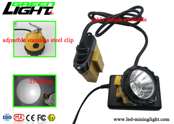 Lampada di cappuccio dei minatori di alto potere LED resistente agli urti per sicurezza d'accensione sotterranea
