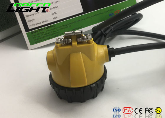 Durata di vita della batteria lunga luminosa di alluminio della lampada 25000lux del casco della luce del cappello dei minatori delle miniere di carbone