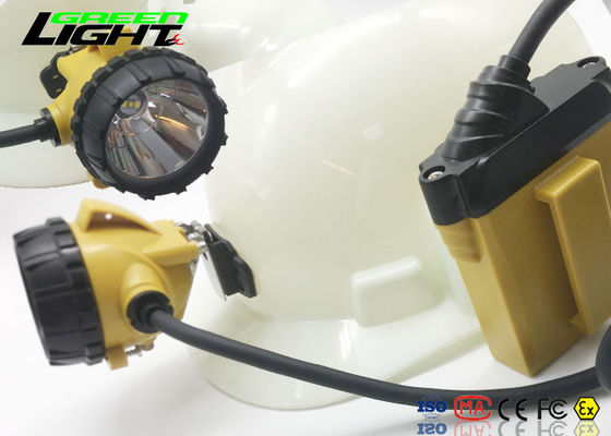 Durata di vita della batteria lunga luminosa di alluminio della lampada 25000lux del casco della luce del cappello dei minatori delle miniere di carbone