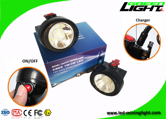Peso leggero materiale di superficie del pc di 10000 di Lux Cordless Mining Lights Safety ABS della lampada