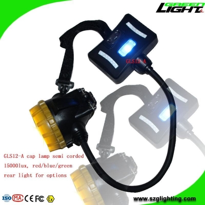 alto potere 1.7W Ip68 delle luci del cappuccio di estrazione mineraria della batteria di 6.8Ah Panasonic per i caschi