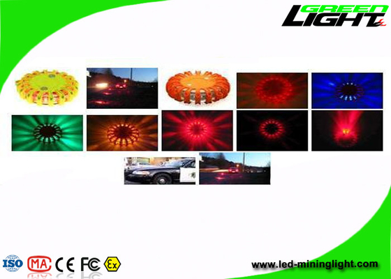 Traffico ricaricabile leggero di plastica del chiarore della strada di USB 3 LED di avvertimento del disco LED di emergenza