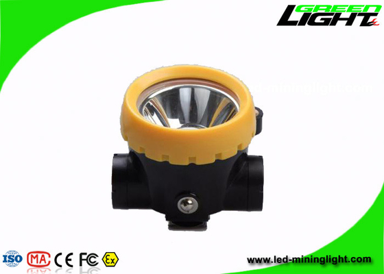 La luce 4000lux del casco di estrazione mineraria della sicurezza sotterranea tappa nell'alto potere del caricatore