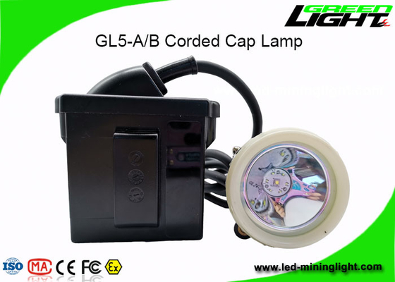 Luce abbagliante ricaricabile della lampada di cappuccio dei minatori della batteria LED dello ione di Li 10000lux per il tunnel