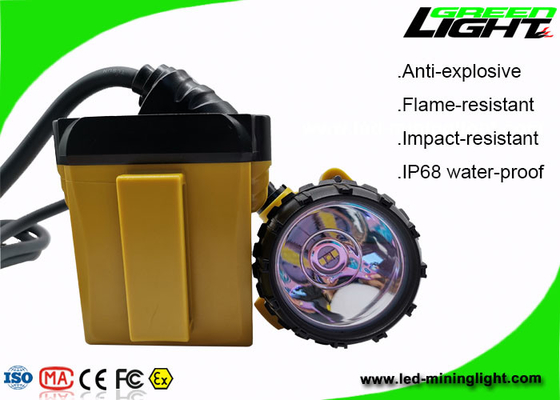 La batteria 1200 di luminosità della lampada di cappuccio dei minatori di rendimento elevato LED 25000lux cicla