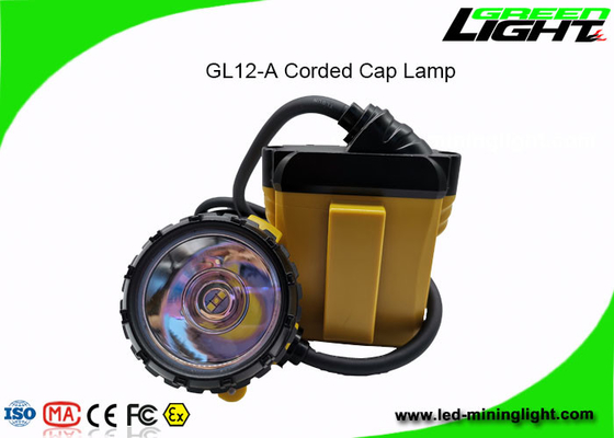 La batteria 1200 di luminosità della lampada di cappuccio dei minatori di rendimento elevato LED 25000lux cicla