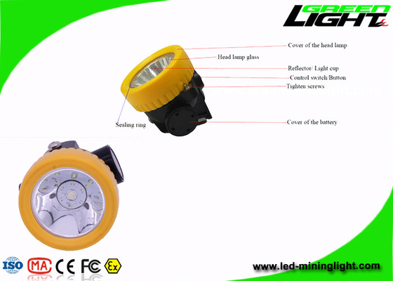 Luci di estrazione mineraria del minatore del PC 3500Lux LED della batteria ricaricabile