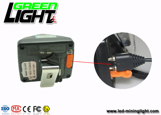 Lampada di cappuccio del minatore delle miniere in sotterraneo di lux 4.5Ah di sicurezza 4500