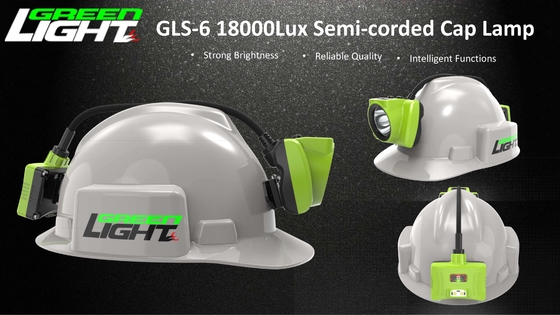 Lo schermo di OLED 18000 LUX ha condotto la lampada di cappuccio senza cordone di estrazione mineraria