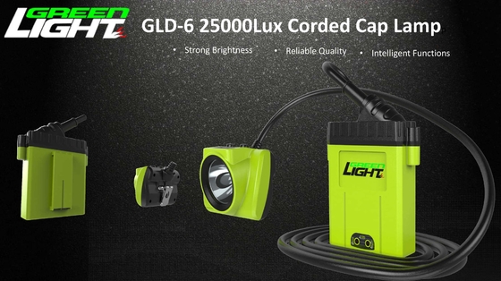 Lo schermo di OLED 18000 LUX ha condotto la lampada di cappuccio senza cordone di estrazione mineraria
