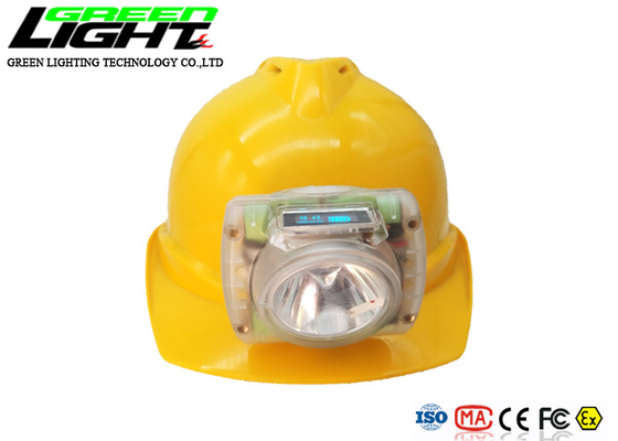 Lampada di cappuccio trasparente dei minatori dell'ABS 385LUM LED di caso 15000lux
