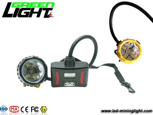 Lampada di cappuccio legata con corde dei minatori principali dei semi di IP68 208lum 15000lux