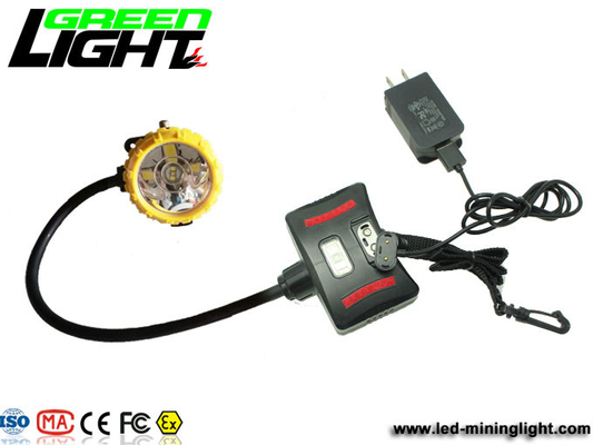 Lampada di cappuccio legata con corde dei minatori principali dei semi di IP68 208lum 15000lux