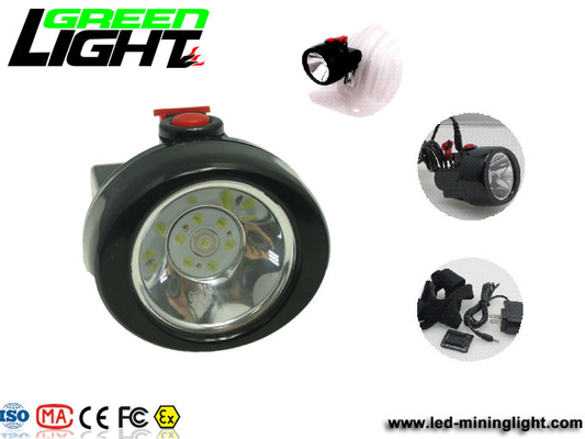 Luce del casco di 1200 dei cicli 6000lux del PC 2.8Ah minatori delle miniere di carbone