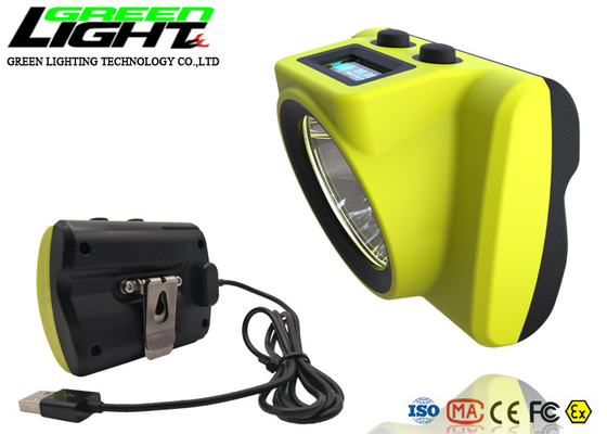 Lampada di cappuccio impermeabile dei minatori di IPX8 18000lux 385LUM 6800mAh