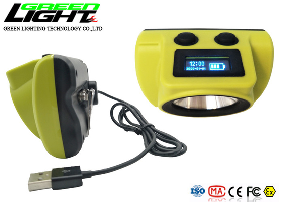 Lente temperata 6800mAh 385LUM 20000 LUX Led Miner Head Light