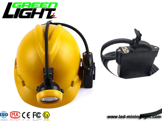 IP68 impermeabile 6.6Ah Lux Underground Miners Helmet Lamp 1000