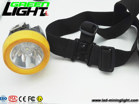 1200 cicli luci del casco di estrazione mineraria di 6000 lux 2.8Ah 110LUM