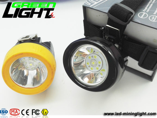 1200 cicli luci del casco di estrazione mineraria di 6000 lux 2.8Ah 110LUM