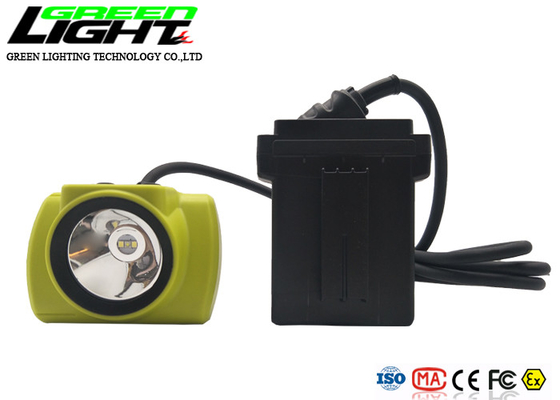 Minatore impermeabile Cap Lamp 13600mAh 25000lux di IP68 LED con cavo