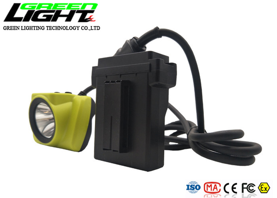 Minatore impermeabile Cap Lamp 13600mAh 25000lux di IP68 LED con cavo