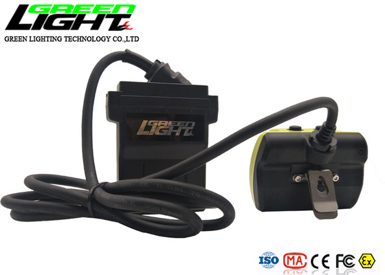 Minatore impermeabile Cap Lamp 13600mAh 25000lux di IP68 LED con cavo