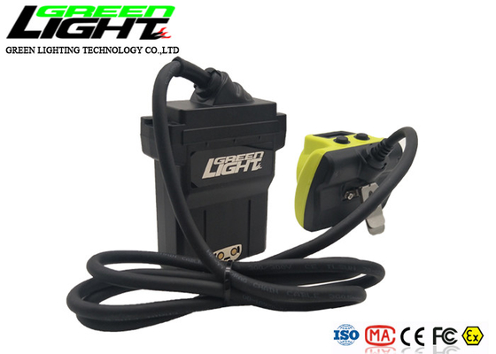 Minatore impermeabile Cap Lamp 13600mAh 25000lux di IP68 LED con cavo