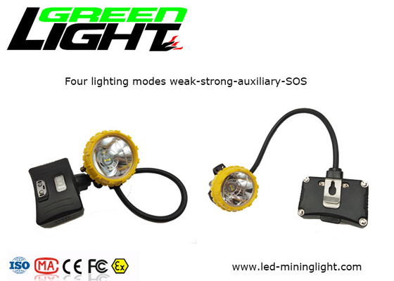 Lampada di cappuccio legata con corde dei minatori dei semi di GLS12-A 6.8Ah 15000lux con molto orario di lavoro