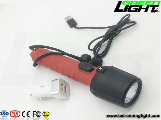 luce di fiaccole protetta contro le esplosioni IP68 450lum di 3000lux 2200mAh
