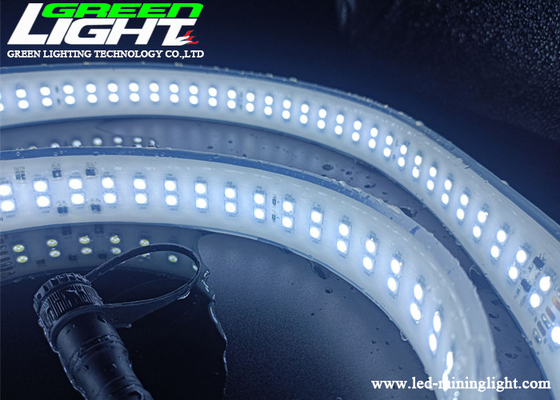 Fila delle lampade fluorescenti di SMD2835 AC110V LED doppia del silicone bianco al neon di colore
