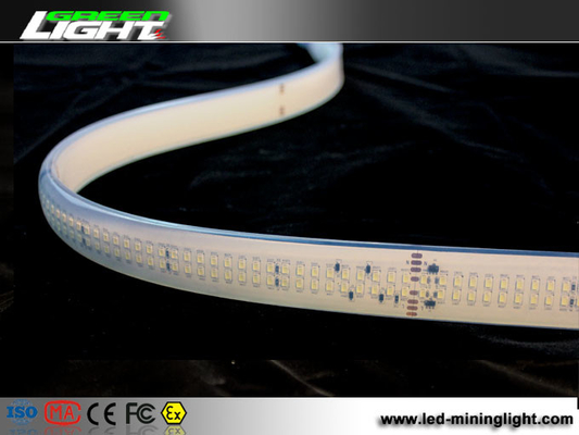 3100 lumi di SMD5050 di fila del doppio hanno condotto il silicio 220VAC 35W/M For Tunnel della striscia