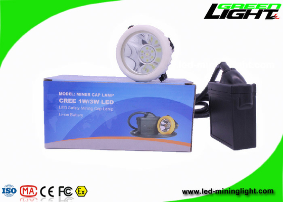 luci portatili cape KL5LM di estrazione mineraria della lampada 3.7V LED dei minatori di 216lum 450mA LED