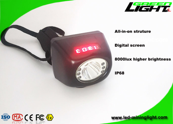 luce sotterranea dei minatori di Led Headlamp 5.7Ah LED del minatore di 1.7W 8000lux