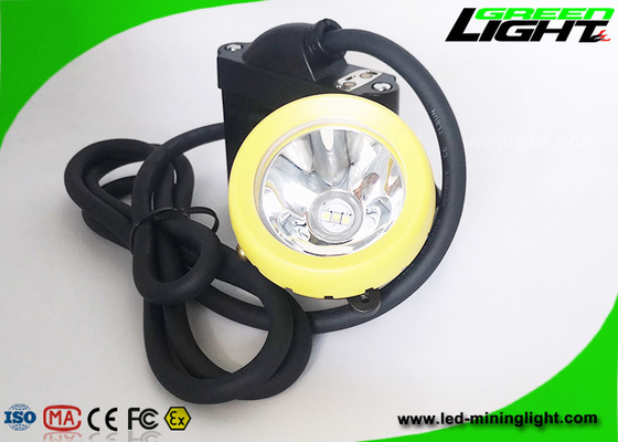 lampada di cappuccio estraente legata con corde della lampada di cappuccio dei minatori delle miniere di carbone di 10000lux 450mA 7.8Ah