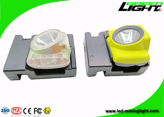 Resistenza di esplosione dei fari 4.2W 348lum del casco per minatore dello schermo di OLED