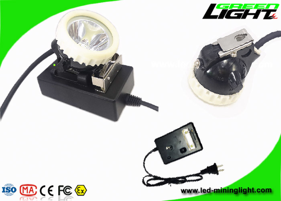Lampada da miniera principale legata con corde ricaricabile della luce 1.11W del casco per minatore di 450mA 216lum