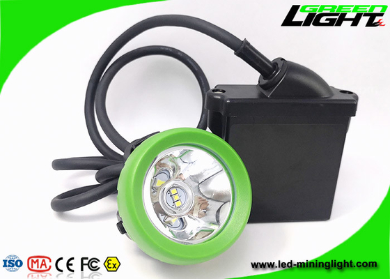 luce ricaricabile dei minatori della lampada 6.6Ah del cappello di estrazione mineraria di 1.67W 10000lux LED