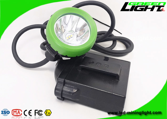 lampada carboniera sotterranea leggera 1.67W LED di estrazione mineraria legata con corde di 10000lux 7.8Ah