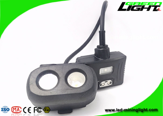 fascio doppio USB della lampada di cappuccio dei minatori dello schermo LED di 334lum OLED che fa pagare 10.4Ah