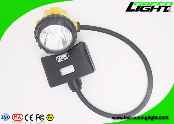 Semi 221lum legato con corde delle luci del cappuccio di estrazione mineraria di SOS 15000lux 6.8Ah